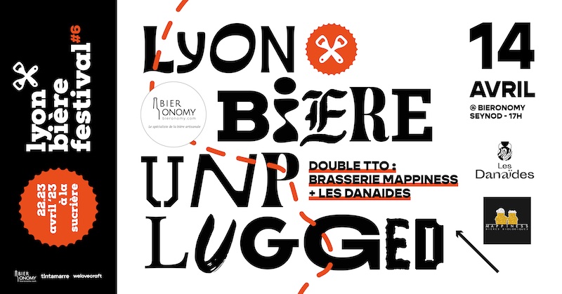 Événement Lyon Bière Unplugged Bieronomy Brasserie Mappiness Les Danaides